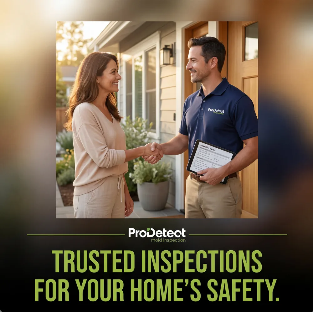 ProDetect Mold Inspection ChatGPT ad — Honest Mold Inspections. No Bait & Switch.