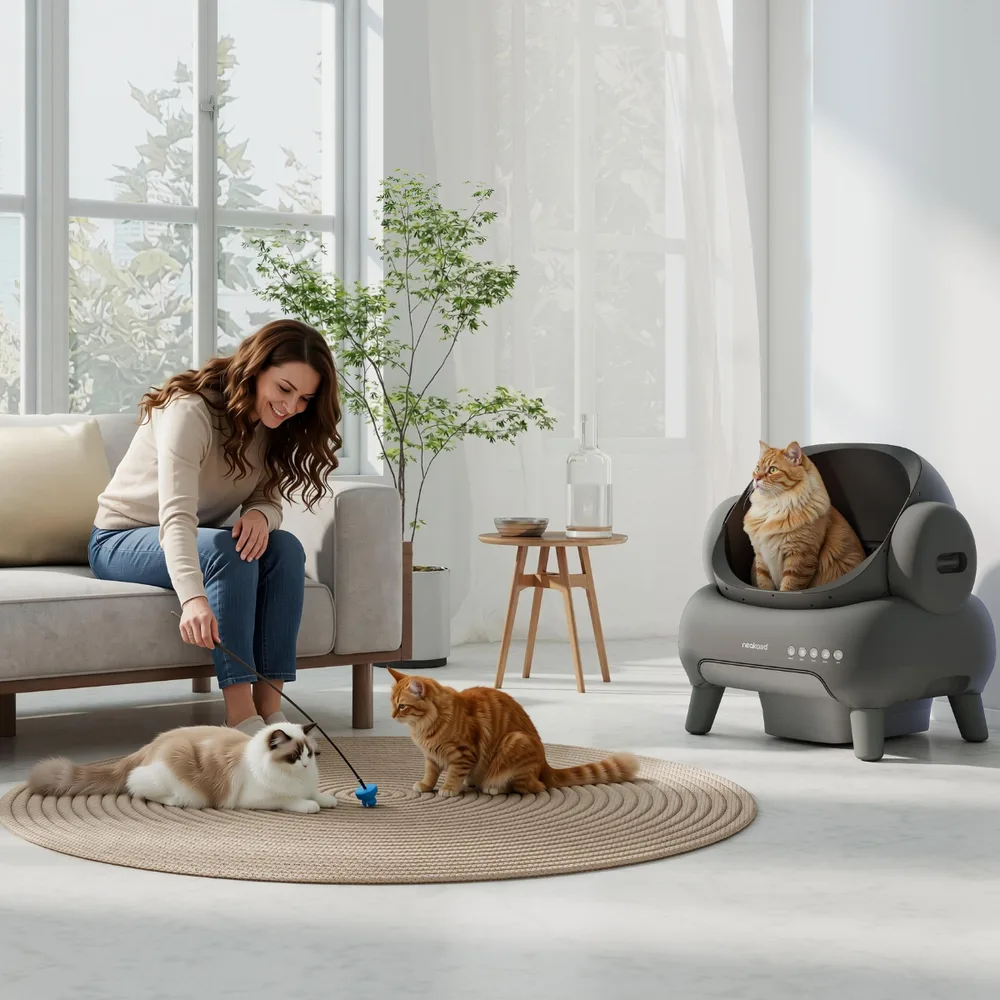 Neakasa Inc ChatGPT ad — Tired of scooping?