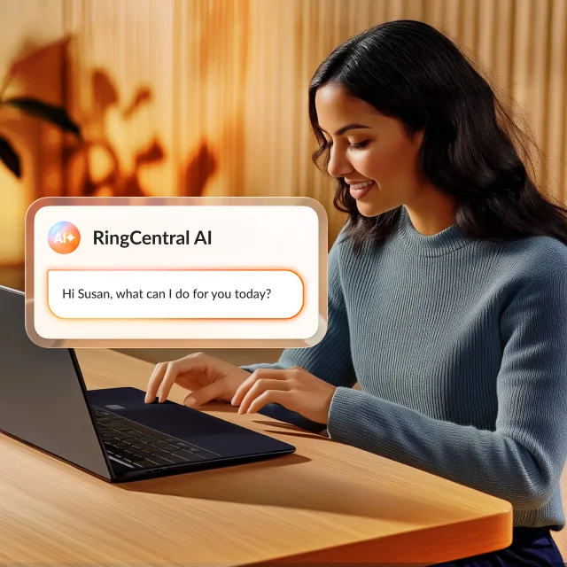 RingCentral ChatGPT ad — Intelligent Virtual Agent