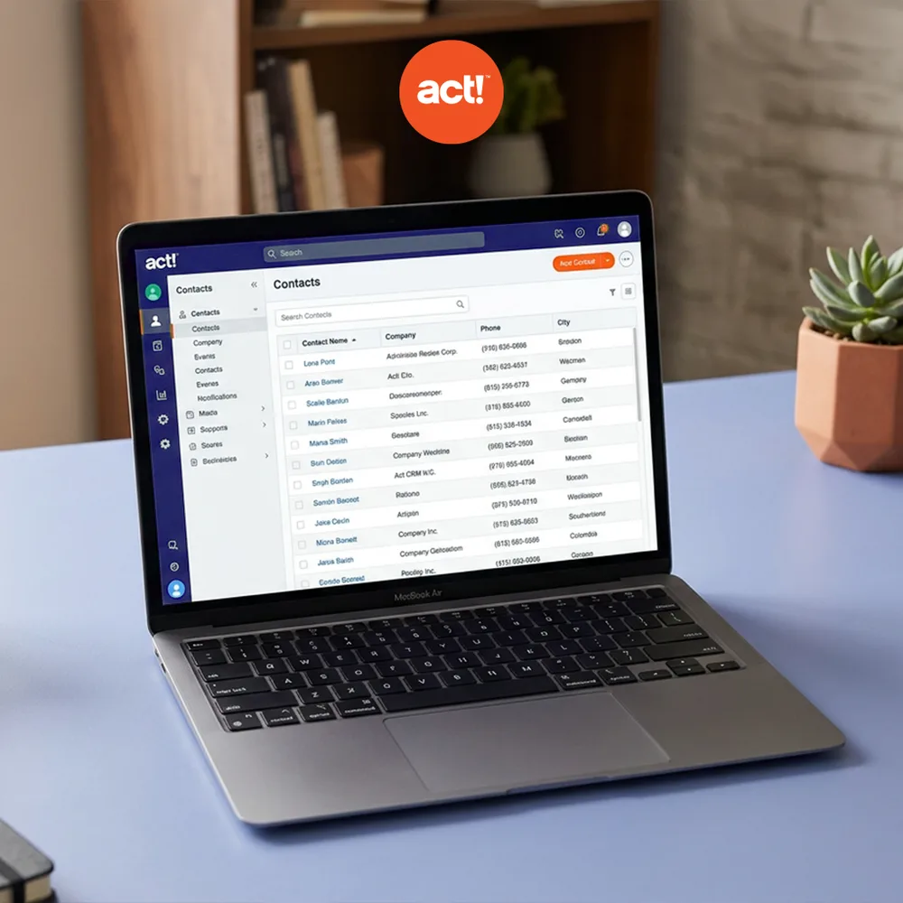 Act! LLC ChatGPT ad — The CRM Built for SMBs