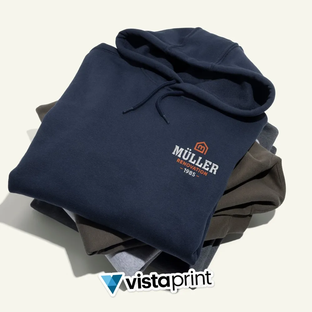 VistaPrint ChatGPT ad — Office branded