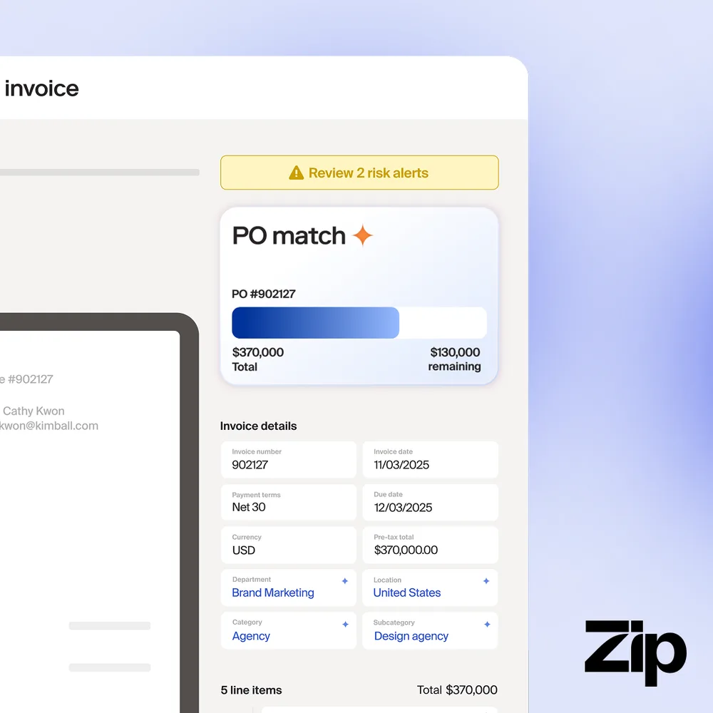 Zip ChatGPT ad — Stay compliance and audit-ready