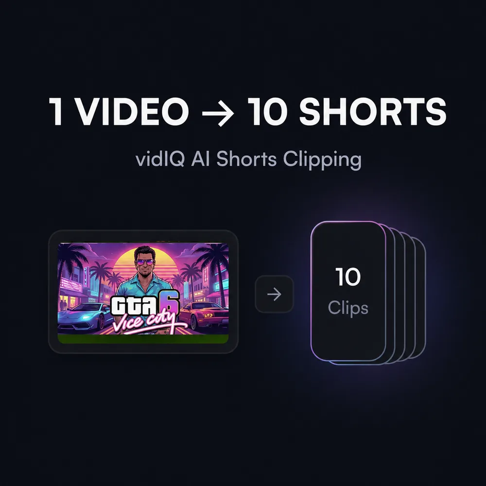 vidIQ ChatGPT ad — Free AI Clip Maker