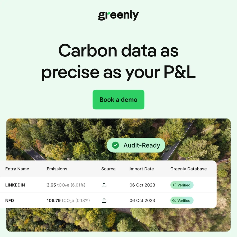 Greenly USA Inc ChatGPT ad — Greenly — The Next-Gen Climate OS