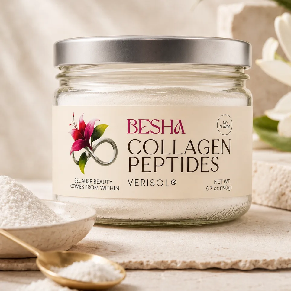 Besha, Inc. ChatGPT ad — Clinically Studied Collagen Peptides