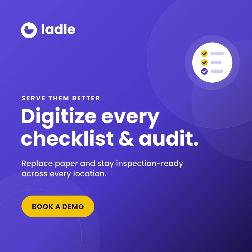 Ladle ChatGPT ad — One App For Every Checklist & Audit