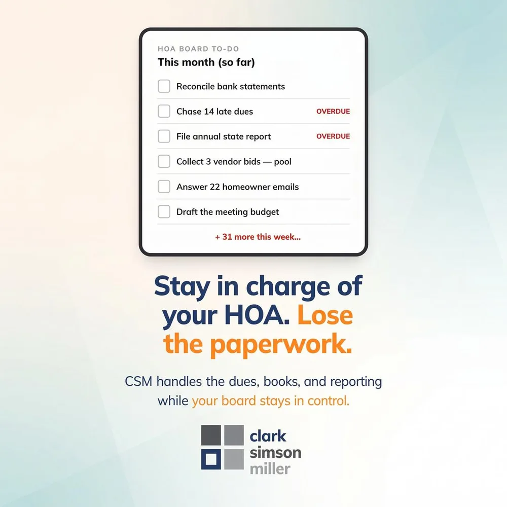 Clark Simson Miller ChatGPT ad — CSM | HOA & Condo Remote Management