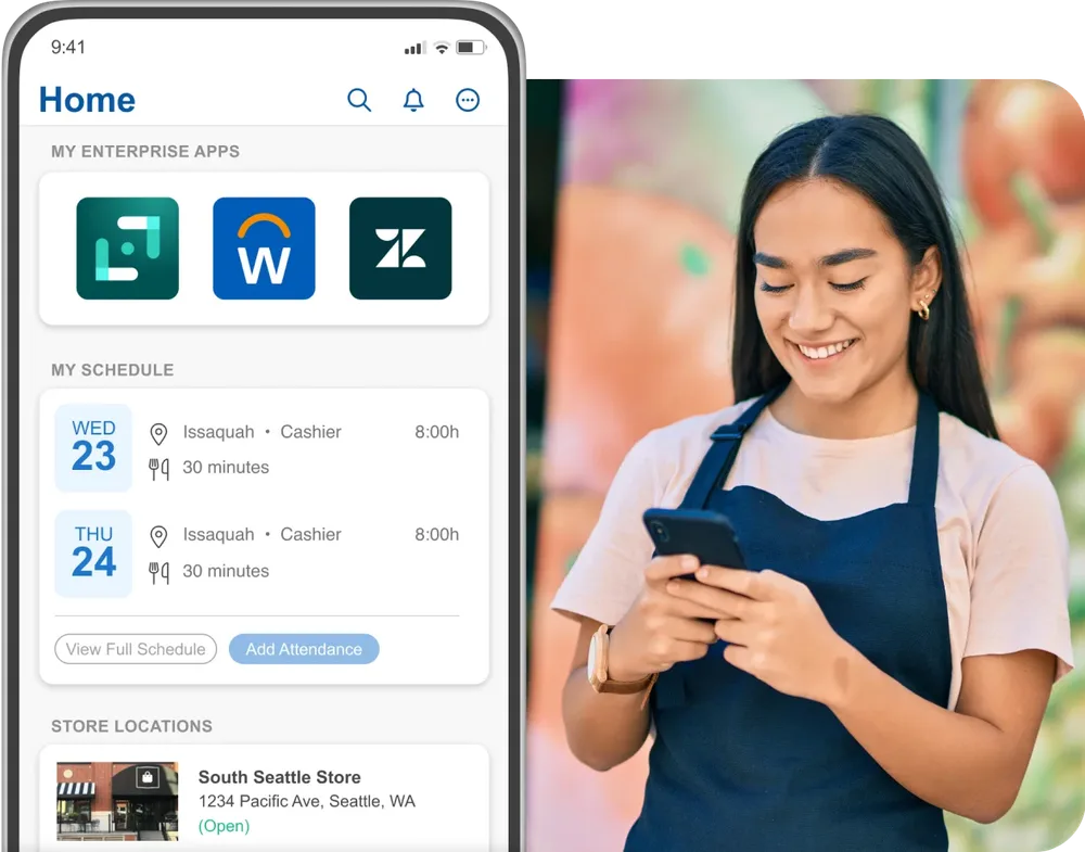 MangoApps Inc. ChatGPT ad — Intranet for Hourly and Frontline Teams