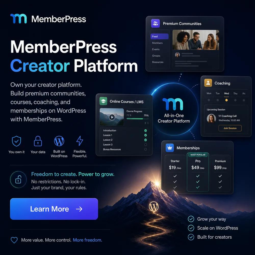 MemberPress ChatGPT ad — MemberPress Creator Platform