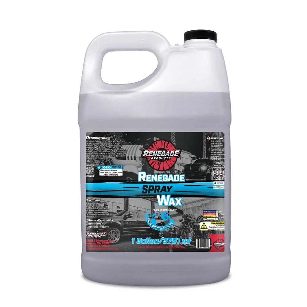 Renegade Products ChatGPT ad — Renegade Spray Wax - 1 Gallon