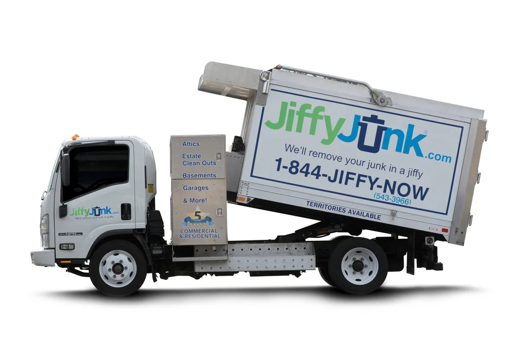Jiffy Junk ChatGPT ad — Same Day Junk Removal & Dumpster Rentals