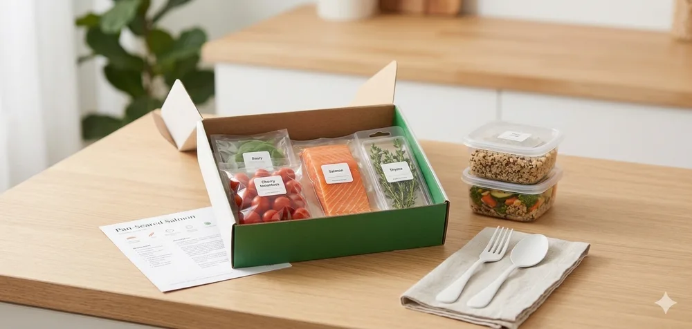 CompareGround ChatGPT ad — Top Meal Kit Delivery of 2026 - Compare Services