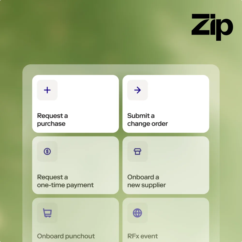 Zip ChatGPT ad — Procurement at Scale