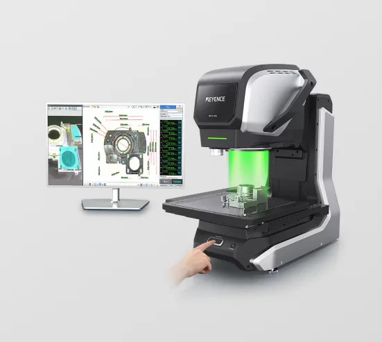KEYENCE Corporation of America ChatGPT ad — Instant Measurement System
