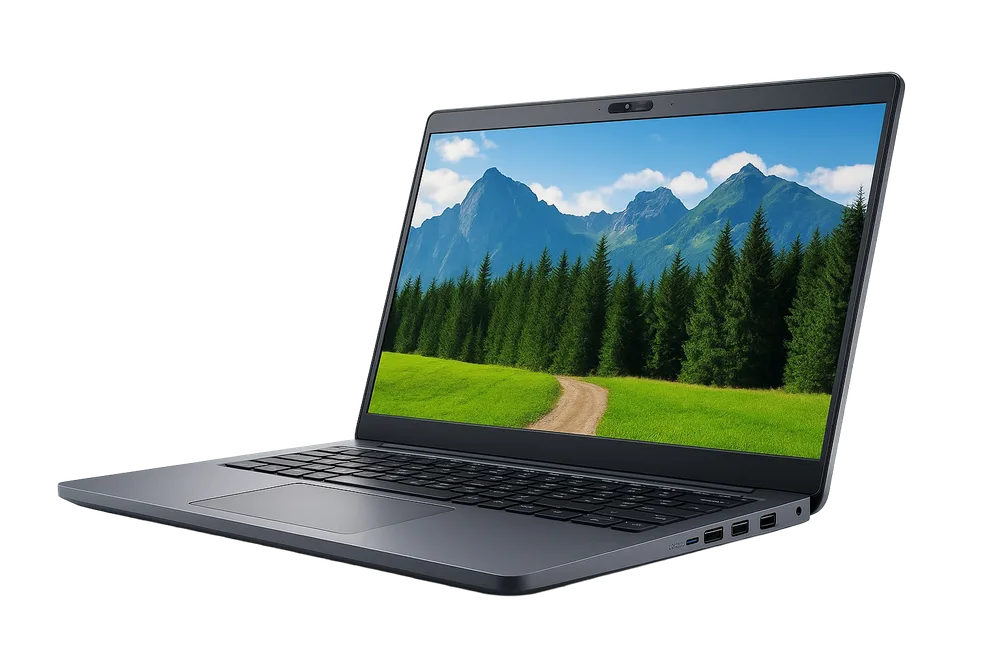 First E-Commerce, Inc ChatGPT ad — 70% Off Refurbished Laptops by Dell HP & Lenovo