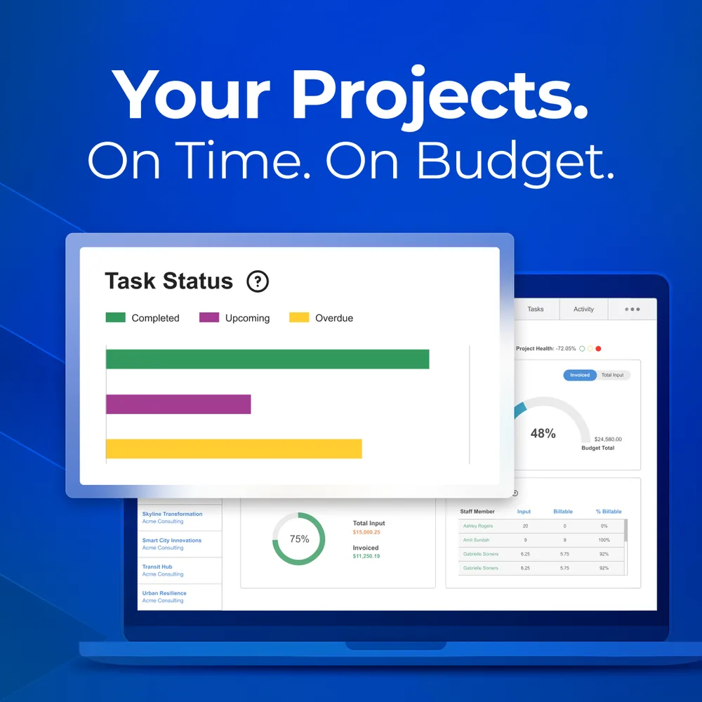 BigTime Software ChatGPT ad — Time Tracking for QB