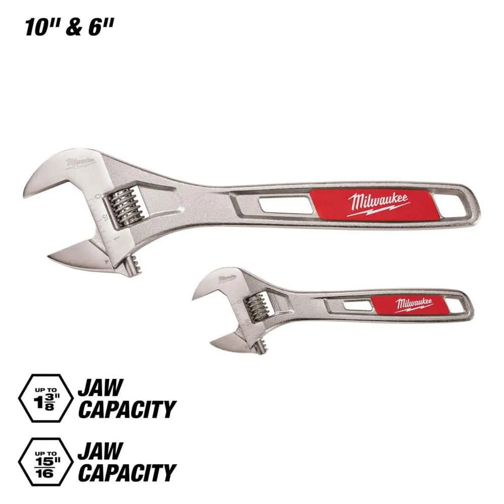 Home Depot ChatGPT ad — Milwaukee 6 in. and 10 in. 2-Piece Adjustable Wrench Set