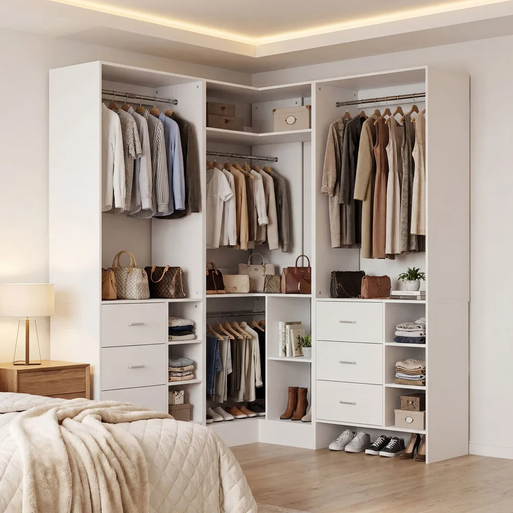 Wayfair ChatGPT ad — Adjustable Modular Wardrobe Closet Storage Unit Ebern Designs