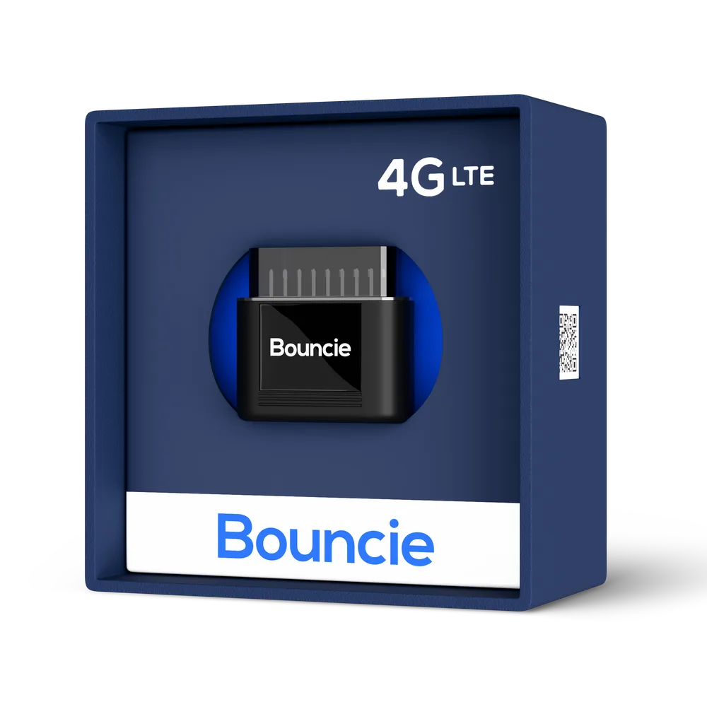 Bouncie ChatGPT ad — Vehicle Insights for Fleets