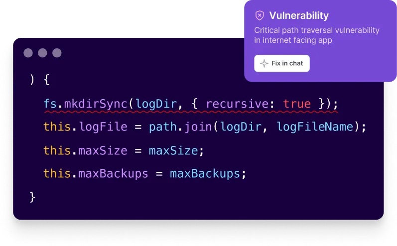 Legit Security ChatGPT ad — Agentic AppSec by Legit