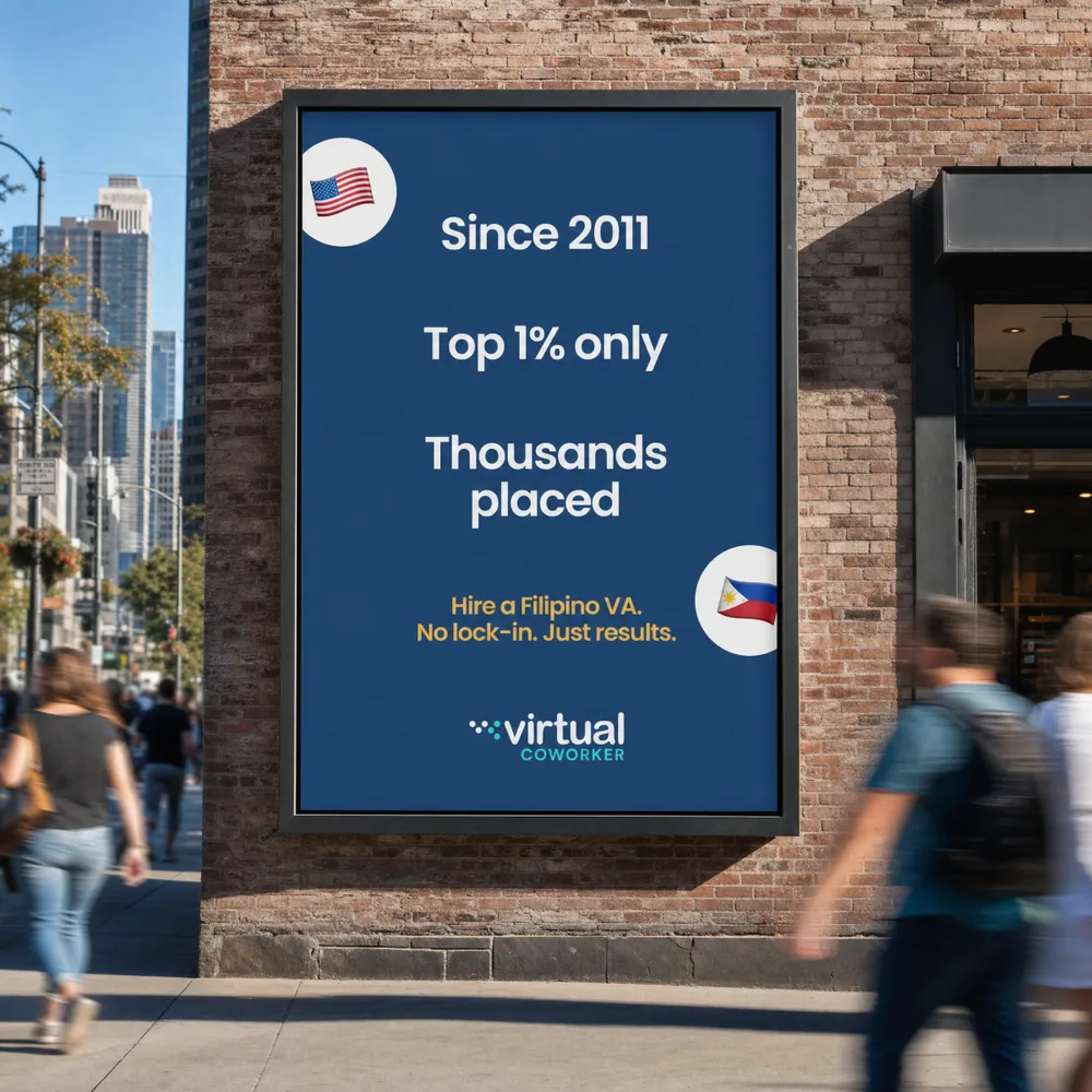 Virtual Coworker Inc ChatGPT ad — Your Books. Done in PH.
