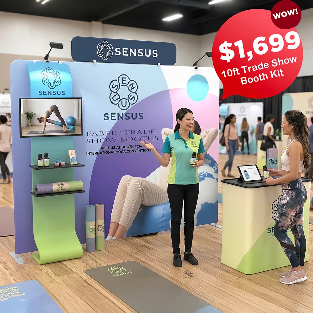 Signleader Display ChatGPT ad — Make Your Booth Stand Out