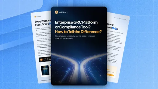 lockthreat.ai ChatGPT ad — Enterprise GRC Platform or Compliance Tool?