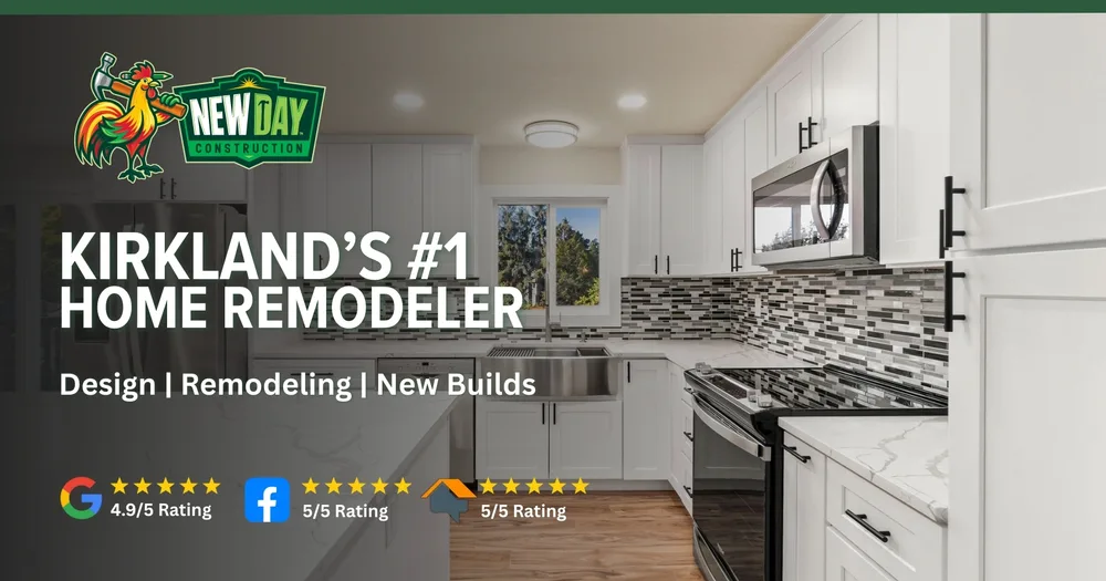 New Day Construction ChatGPT ad — Kitchen, Bath & Home Remodeling