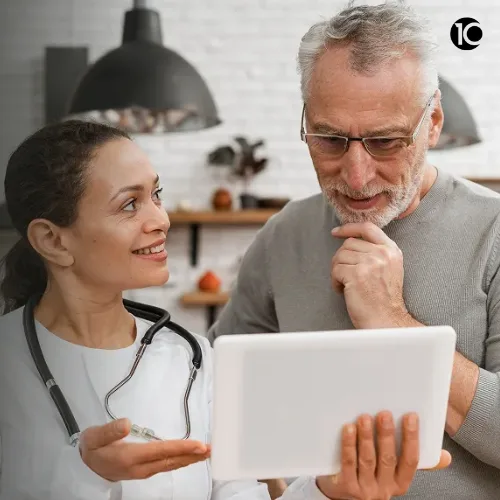 10Pearls ChatGPT ad — Trusted Healthcare Development Partner