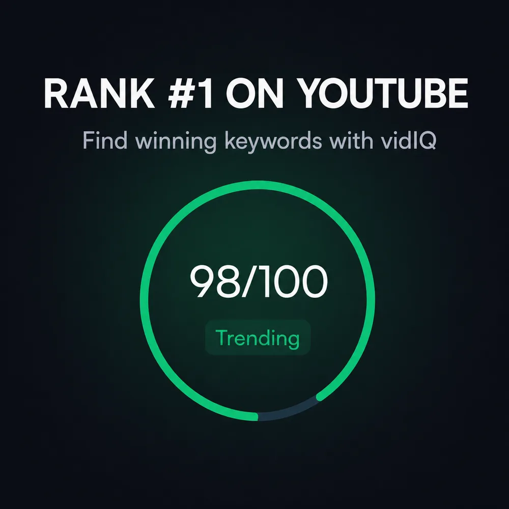 vidIQ ChatGPT ad — Free YouTube Keyword Tool