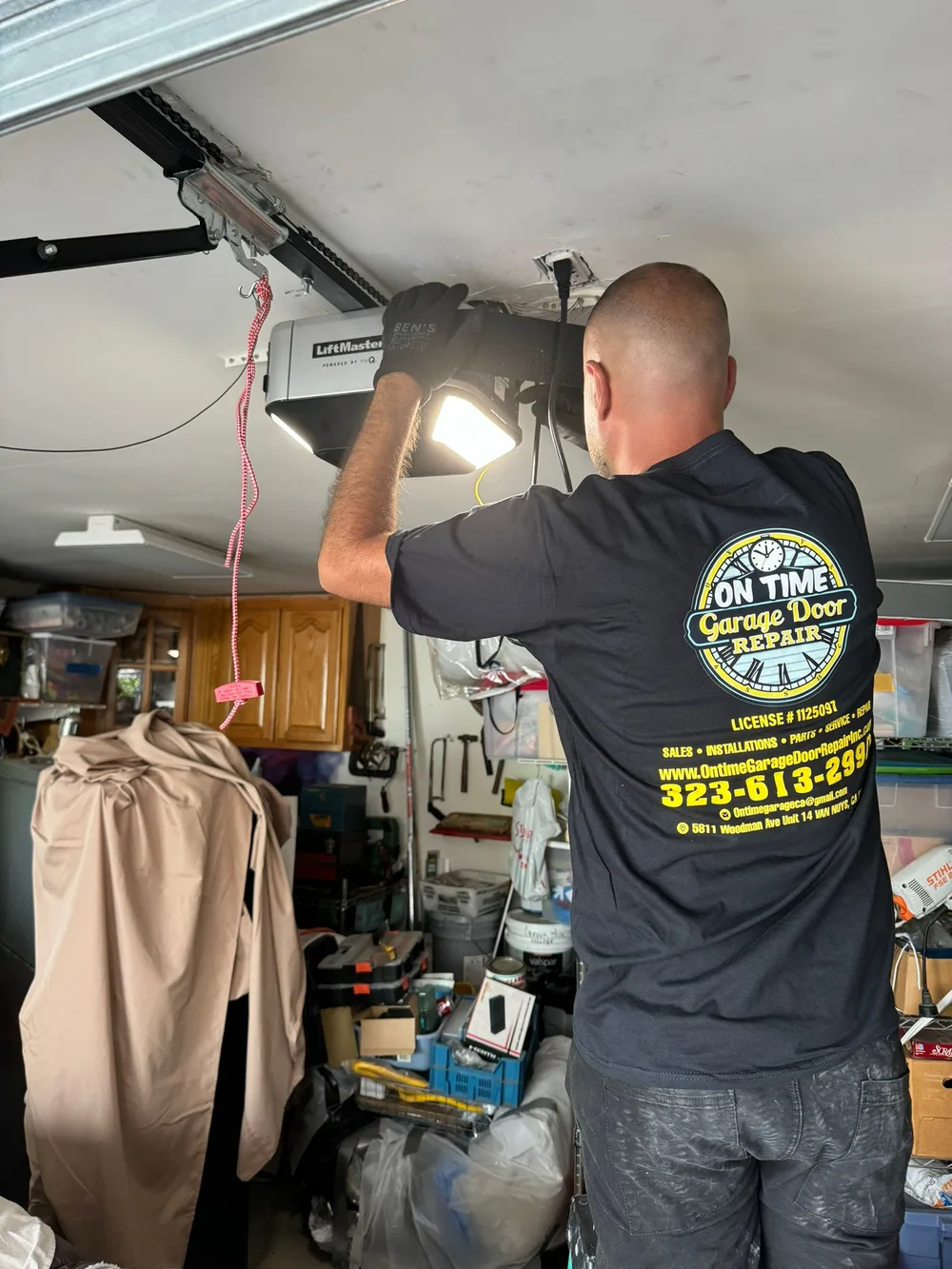 On Time Garage Door Repair ChatGPT ad — Same-Day Garage Door Repair ⭐⭐⭐⭐⭐